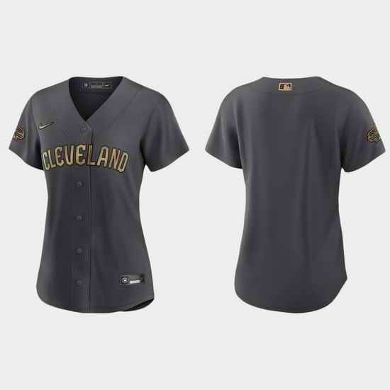 Women Guardians 2022 Mlb All Star Game Replica Charcoal Jersey