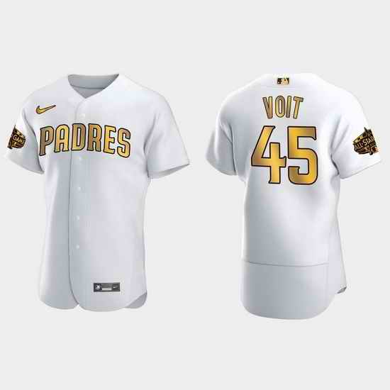 Men San Diego Padres Luke Voit 2022 Mlb All Star Game White Gold Men Jersey