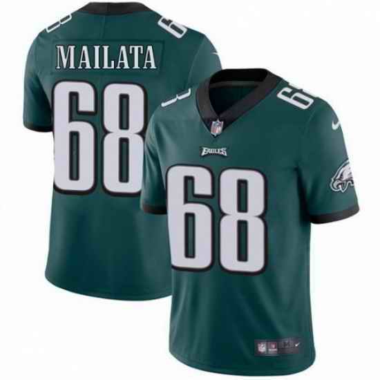 Youth Nike Eagles #68 Jordan Mailata Green Vapor Untouchable Limited Jersey