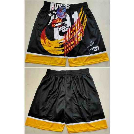 Houston Rockets Basketball Shorts 014