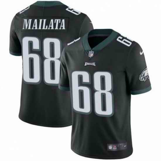 Youth Nike Eagles #68 Jordan Mailata Black Vapor Untouchable Limited Jersey