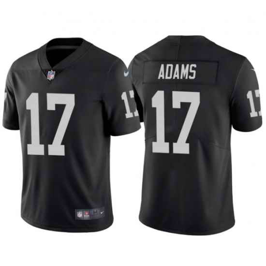 Youth  Las Vegas Raiders #17 Davante Adams Black Vapor Limited Stitched Jersey