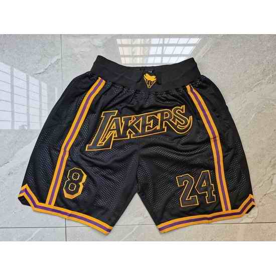 Los Angeles Lakers Basketball Shorts 019