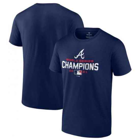 Atlanta Braves Fanatics Branded 2021 World Series Champions T-Shirt - Navy