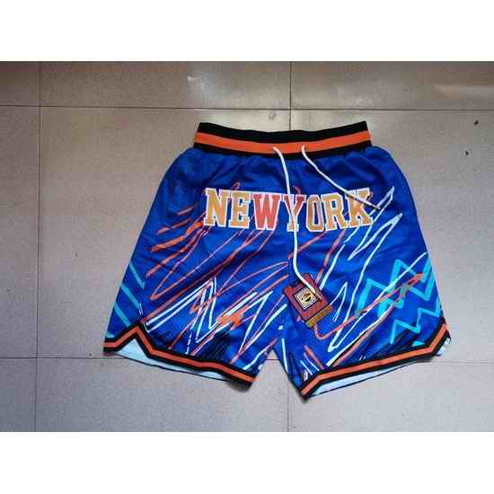 New York Knicks Basketball Shorts 016