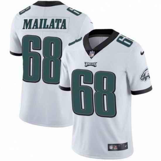 Youth Nike Eagles #68 Jordan Mailata White Vapor Untouchable Limited Jersey