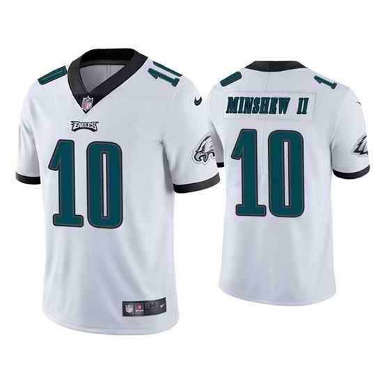 Youth Philadelphia Eagles #10 Gardner Minshew II White Vapor Untouchable Limited Stitched Football Jersey