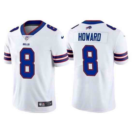 Youth Buffalo Bills #8 O J  Howard White Vapor Untouchable Limited Stitched Jersey 778