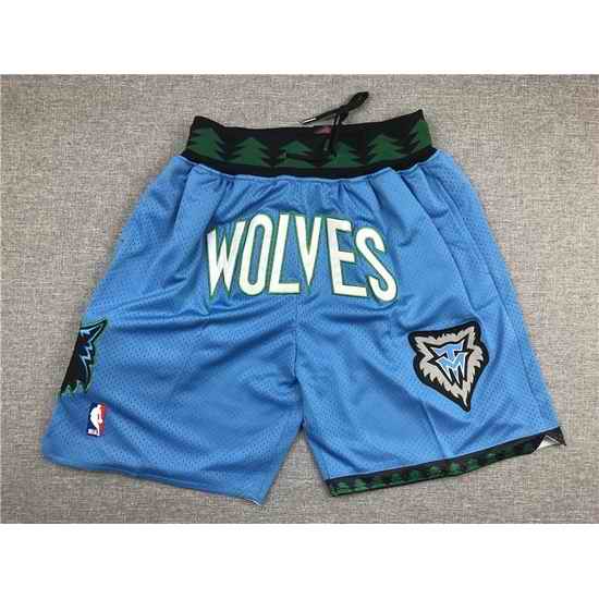 Minnesota Timberwolves Basketball Shorts 005