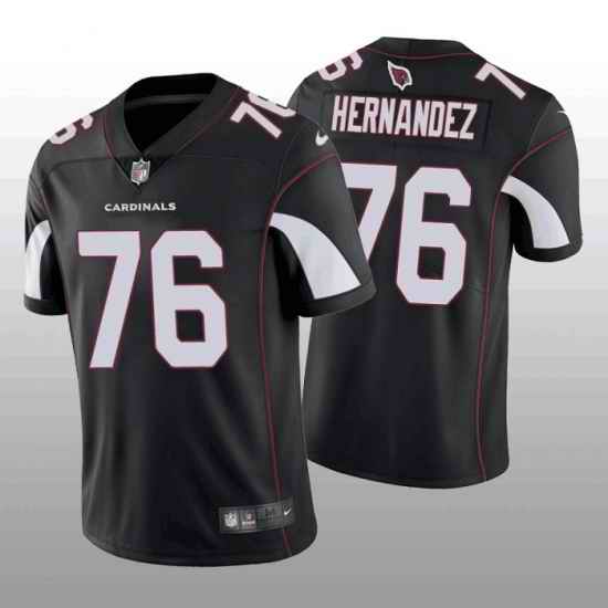 Men Arizona Cardinals #76 Will Hernandez Black Vapor Untouchable Stitched Football Jersey