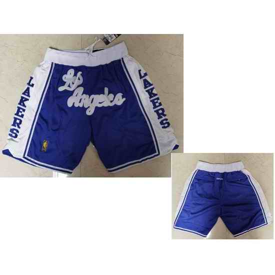 Los Angeles Lakers Basketball Shorts 008