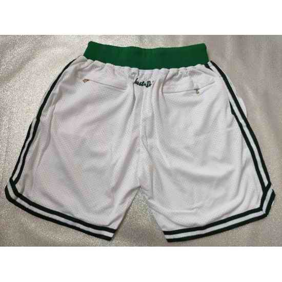 Boston Celtics Basketball Shorts 012