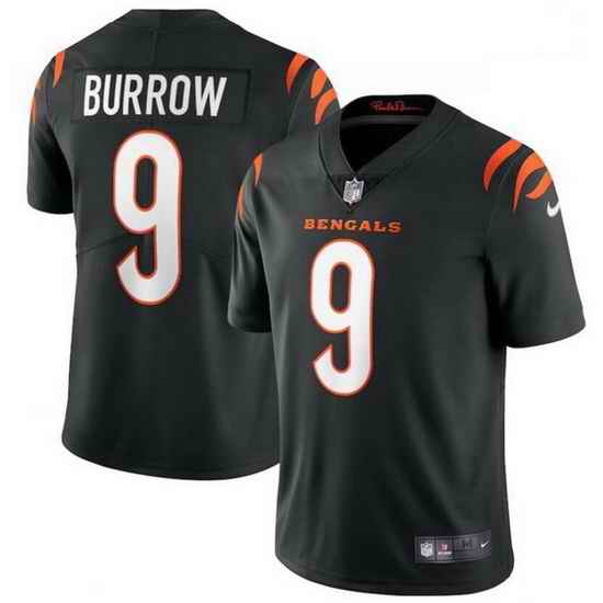 Youth Nike Cincinnati Bengals #9 Joe Burrow Black Vapor Limited Jersey