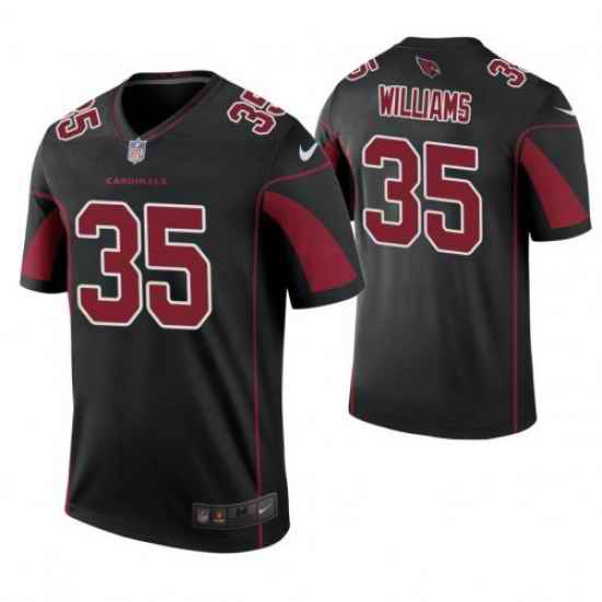 Men Nike Arizona Cardinals #35 Aeneas Williams Black Vapor Untouchable Limited Player Jersey