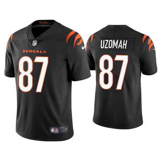 Youth Cincinnati Bengals #87 C J  Uzomah Black Vapor Untouchable Limited Stitched Jersey