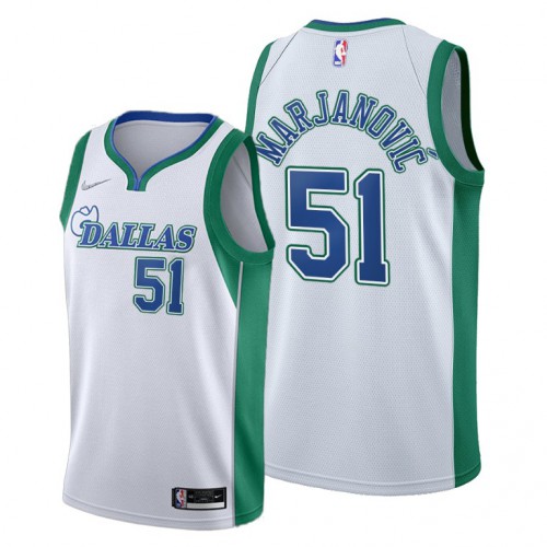 Dallas Dallas Mavericks #51 Boban Marjanovic Youth 2021-22 City Edition White NBA Jersey Youth