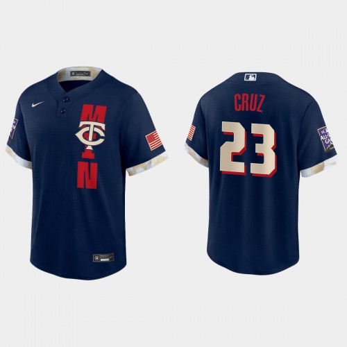 Minnesota Minnesota Twins #23 Nelson Cruz 2021 Mlb All Star Game Fan’s Version Navy Jersey Men’s