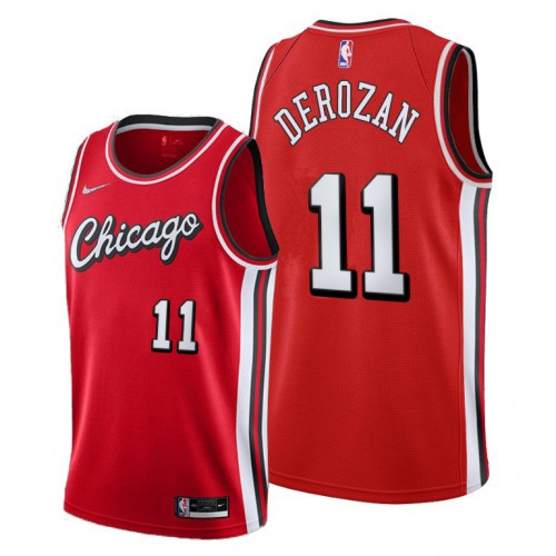 Chicago Chicago Bulls #11 Demar Derozan Women’s 2021-22 City Edition Red NBA Jersey Womens