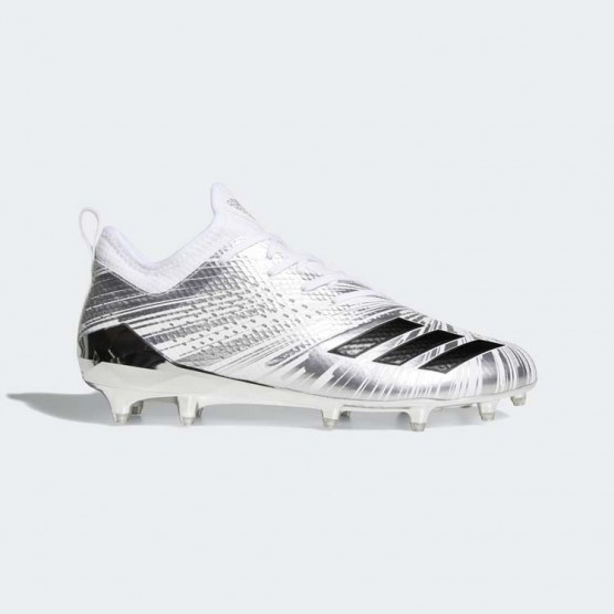 Mens Silver Metallic/Metallic Silver/White Adidas Adizero 5-star 7.0 Cleats Football Cleats 190HGAZN