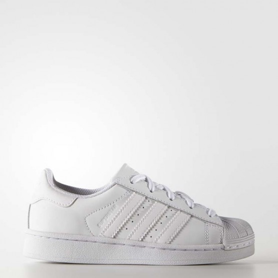 Kids White Ftw/White Adidas Originals Superstar Foundation Shoes 203PNDXV