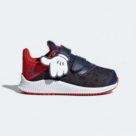 Kids Scarlet/White Adidas Disney Mickey Fortarun Running Shoes 206FWELG