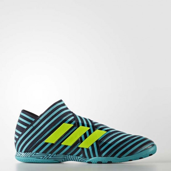 Mens Legend Ink/Solar Yellow/Energy Blue Adidas Nemeziz Tango 17+ 360 Agility Indoor Soccer Cleats 222QRKPG