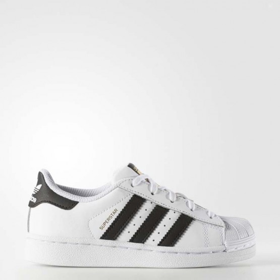 Kids White Ftw/Black/White Adidas Originals Superstar Shoes 251DLWAC