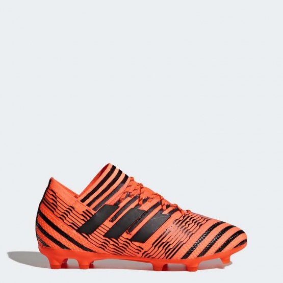 Kids Solar Orange/Black/Infrared Adidas Nemeziz 17.1 Firm Ground Cleats Soccer Cleats 270FCETP