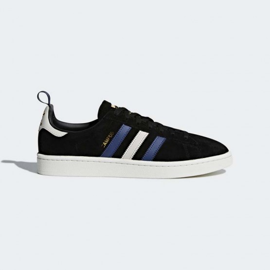 Mens Core Black/Clear Brown/Noble Indigo Adidas Originals Campus Shoes 344VXOPN