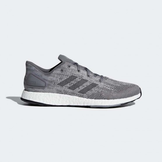 Mens Grey Adidas Pureboost Dpr Running Shoes 529FLKJE