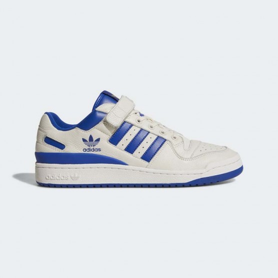 Mens Chalk White/Collegiate Royal/Gold Metallic Adidas Originals Forum Low Shoes 538CNEJV