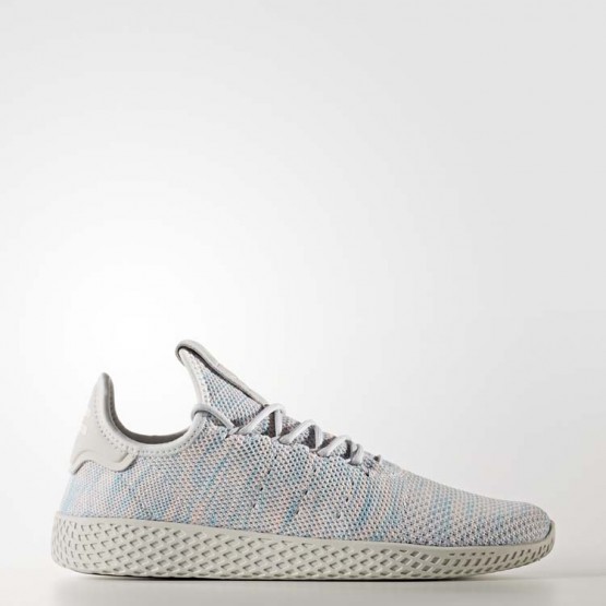 Mens Blue/Pink/Light Grey Adidas Originals Pharrell Williams Tennis Hu Shoes 655YCDRF