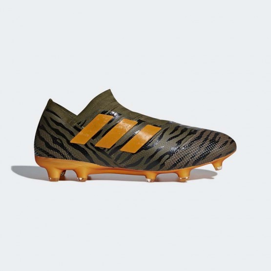 Mens Trace Olvie/Light Orange/Black Adidas Nemeziz 17+ 360 Agility Firm Ground Cleats Soccer Cleats 657RUGAK