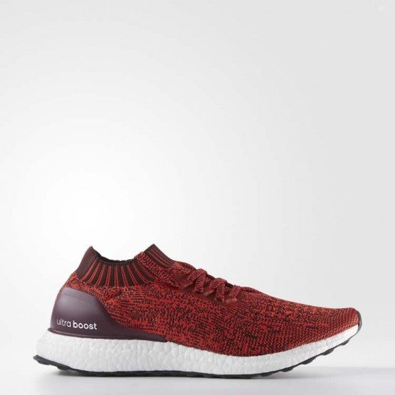 Mens Dark Burgundy Adidas Ultraboost Uncaged Running Shoes 708OBPJT