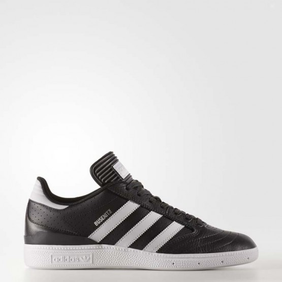 Mens Core Black/Light Solid Grey/Silver Metallic Adidas Originals Busenitz Pro Shoes 711SOCEM