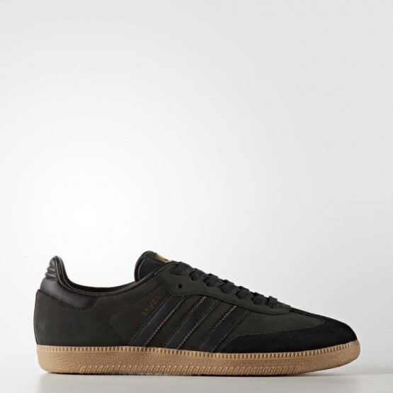 Mens Core Black/Gold Metallic Adidas Originals Samba Og Shoes 764ZLTDF