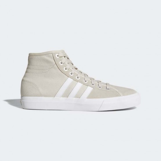 Mens Clear Brown/White Adidas Originals Matchcourt High Rx Shoes 784MHOBZ